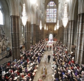 The Royal Wedding: Service In Westminster Abbey