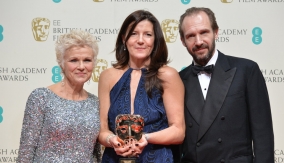 With Julie Walters and Ralph Fiennes