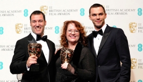 The winners and Nicholas Hoult