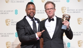 With Cuba Gooding Jr., who presented the award