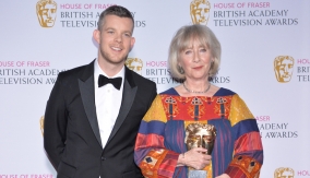 With Russell Tovey