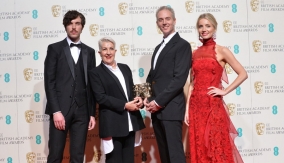 With Tom Hughes and Annabelle Wallis